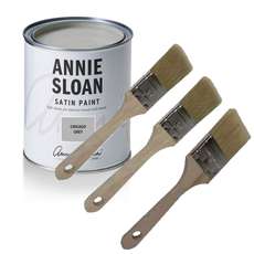 Annie Sloan Satin Paint Chicago Grey Start Pakket