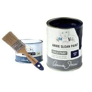 Annie Sloan Oxford Navy Start Pakket, White Wax 500 ml