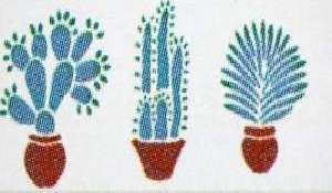 Verfsjabloon Cactussen