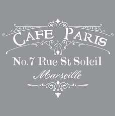 Cafe Paris Sjabloon