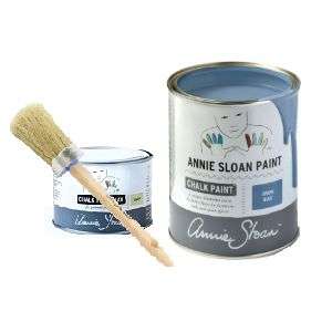 Annie Sloan Greek Blue Basis Pakket, White Wax 500 ml