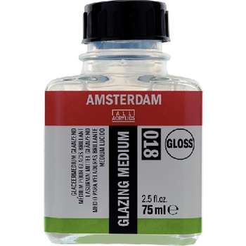 Amsterdam Glaceermedium glanzend 018 fles 75 ml
