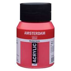 Amsterdam Acrylverf 317 Transparantrood Middel 500 ml