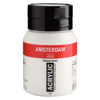 Amsterdam Acrylverf 105 Titaanwit 500 ml