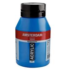 Amsterdam Acrylverf 572 Primaircyaan 1000 ml