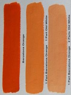 Annie Sloan Chalk Paint voorbeeld Barcelona Orange