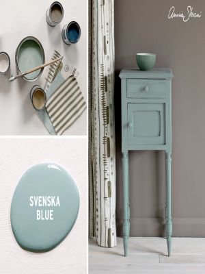 Annie Sloan Chalk Paint voorbeelden Svenska Blue