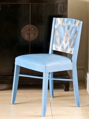 Annie Sloan Chalk Paint voorbeelden stoffen stoelen