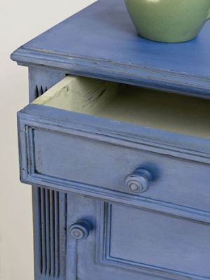 Annie Sloan Chalk Paint Greek Blue voorbeeld